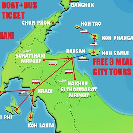 Suratthani Airport Mini Hotel Surat Thani Exterior foto
